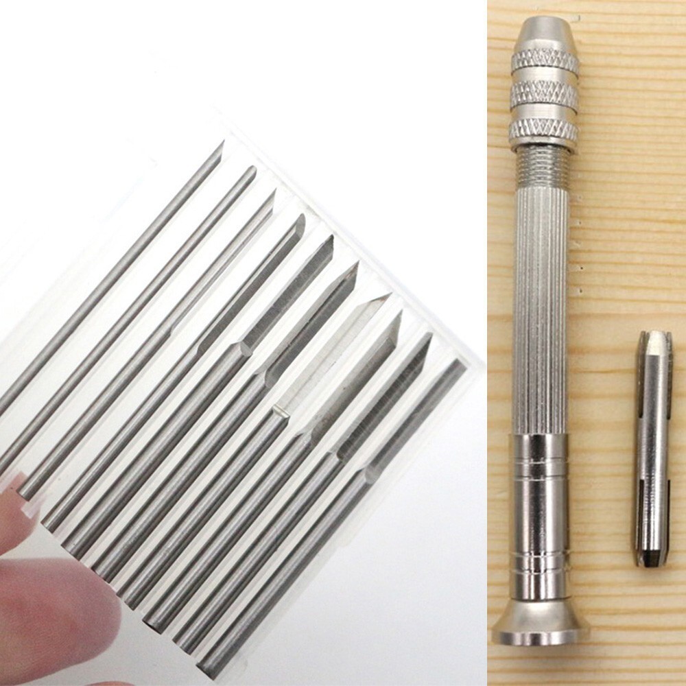 Elements Micro Carving Tool Olive Blade Core Gadget Handmade Oblique Round