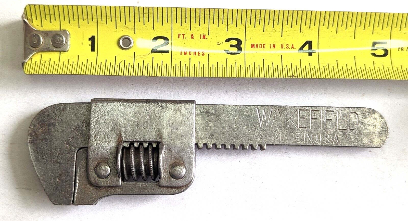 Vintage Wakefield Made USA Cycle Bicycle Motorcycle Adjustable Wrench