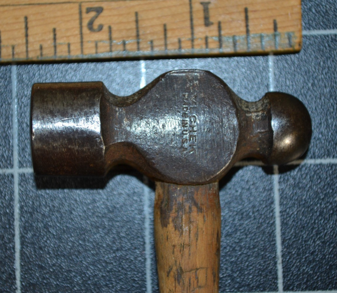 VLCHEK – 4oz – BALL PEIN HAMMER WITH ORIGINAL MARKED HANDLE