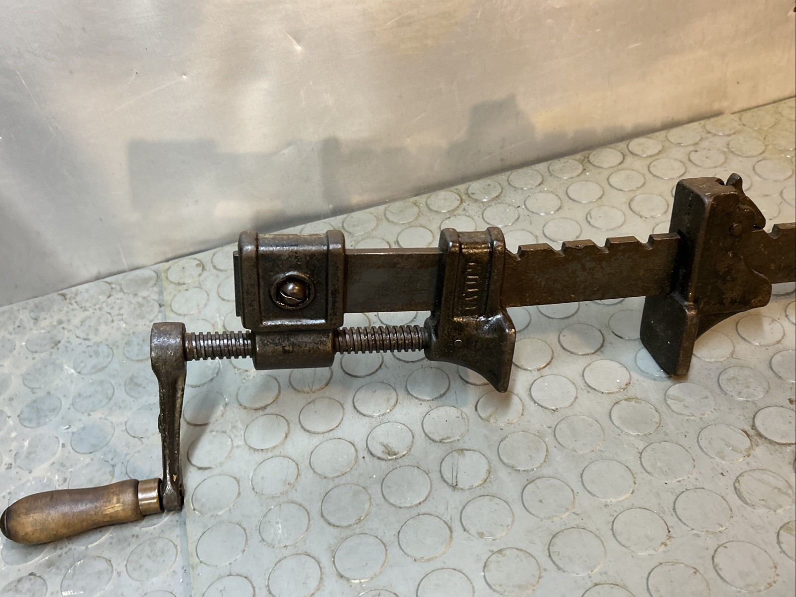 Rare Vintage Clamp!! Tatum Patented Oct. 11, 1892!!