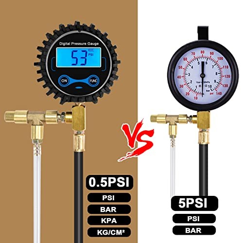 Fuel Pressure Tester 0-300 PSI Petrol Kit