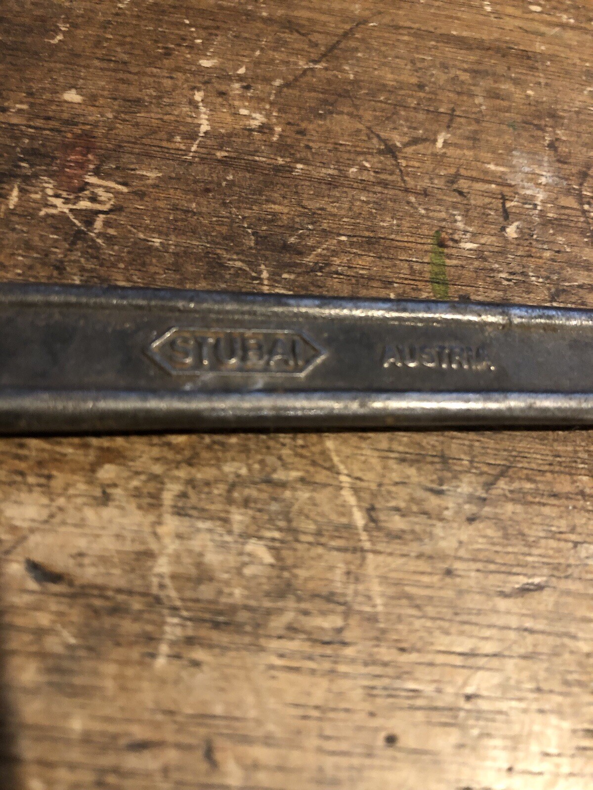 VW DIN 894 Single Open End Spanner Wrench 17mm X 6-1/8″ length Made in Austria