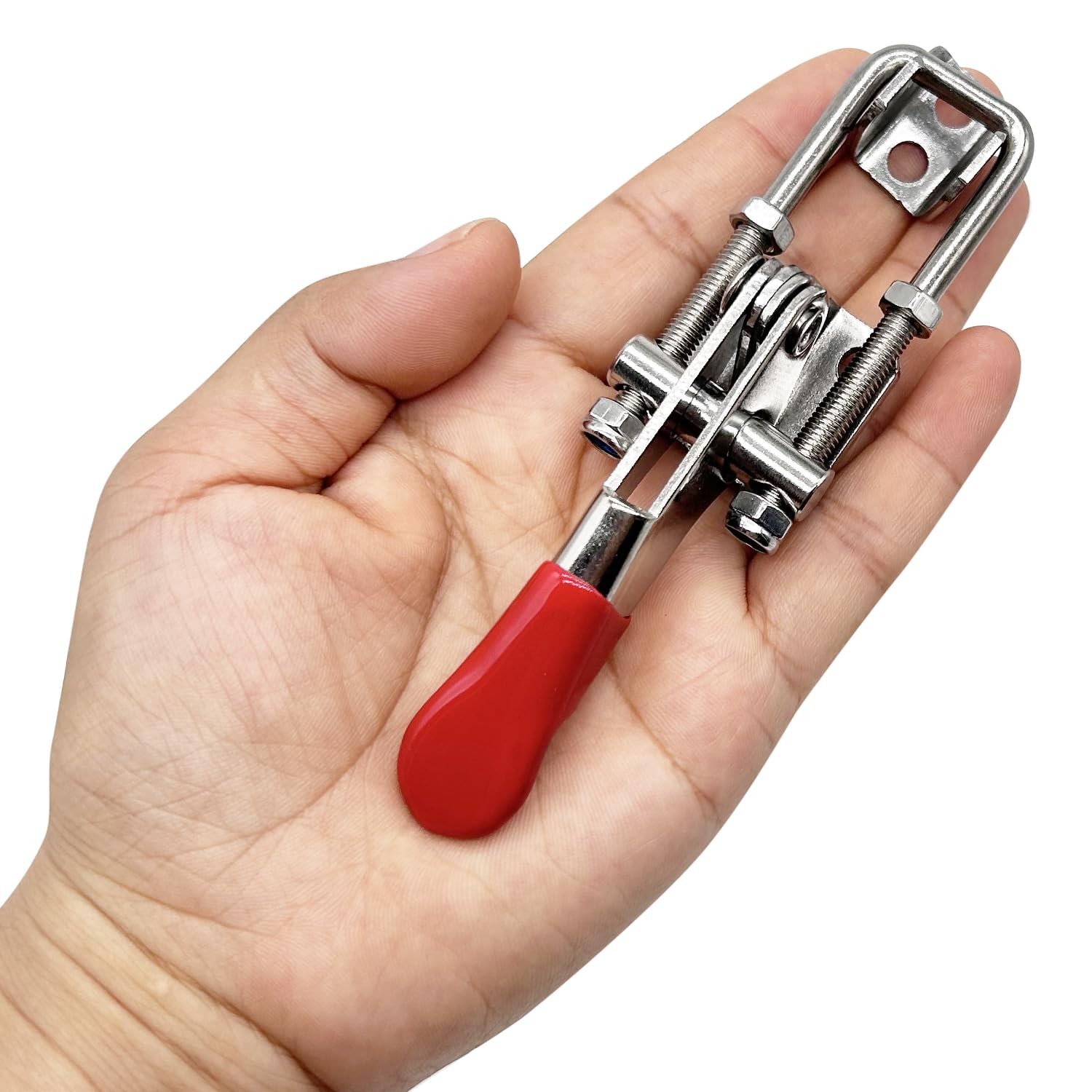 2pcs Heavy Duty Toggle Clamp Capacity 400LBs, 304 Stainless Steel Adjustable …