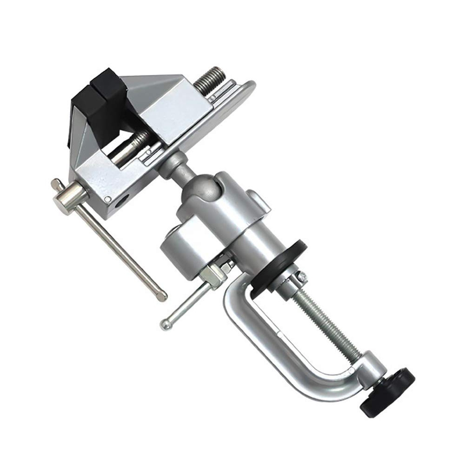 Small Vise, Table Vise, 360° Universal Rotating Bench Vise, Universal Work