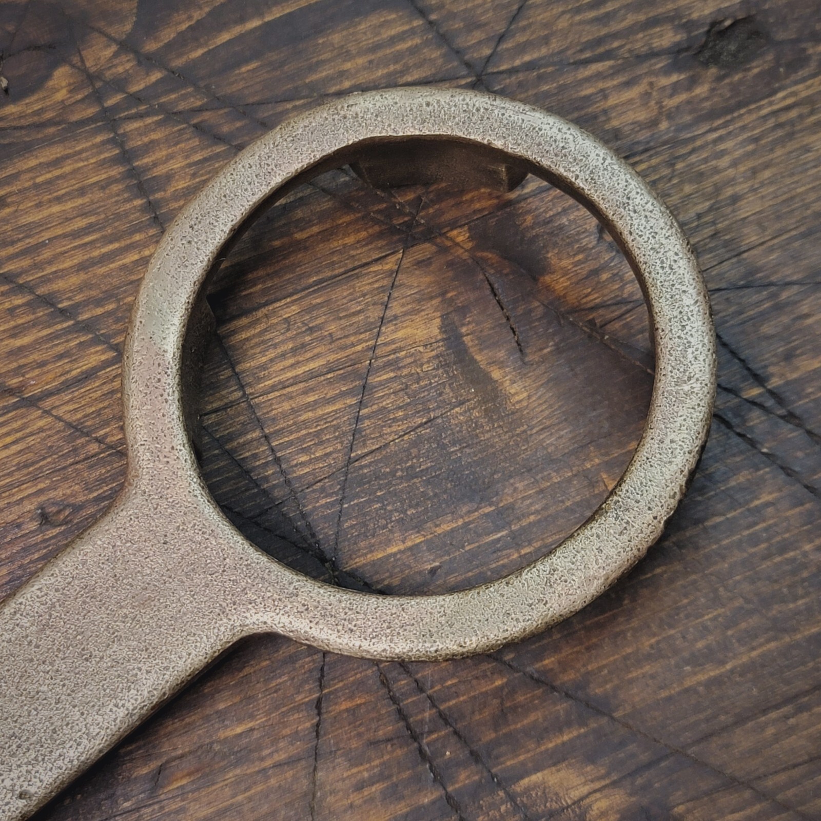 Vintage Brass Flywheel Wrench Tool No. 19114 ( 4 Prong )