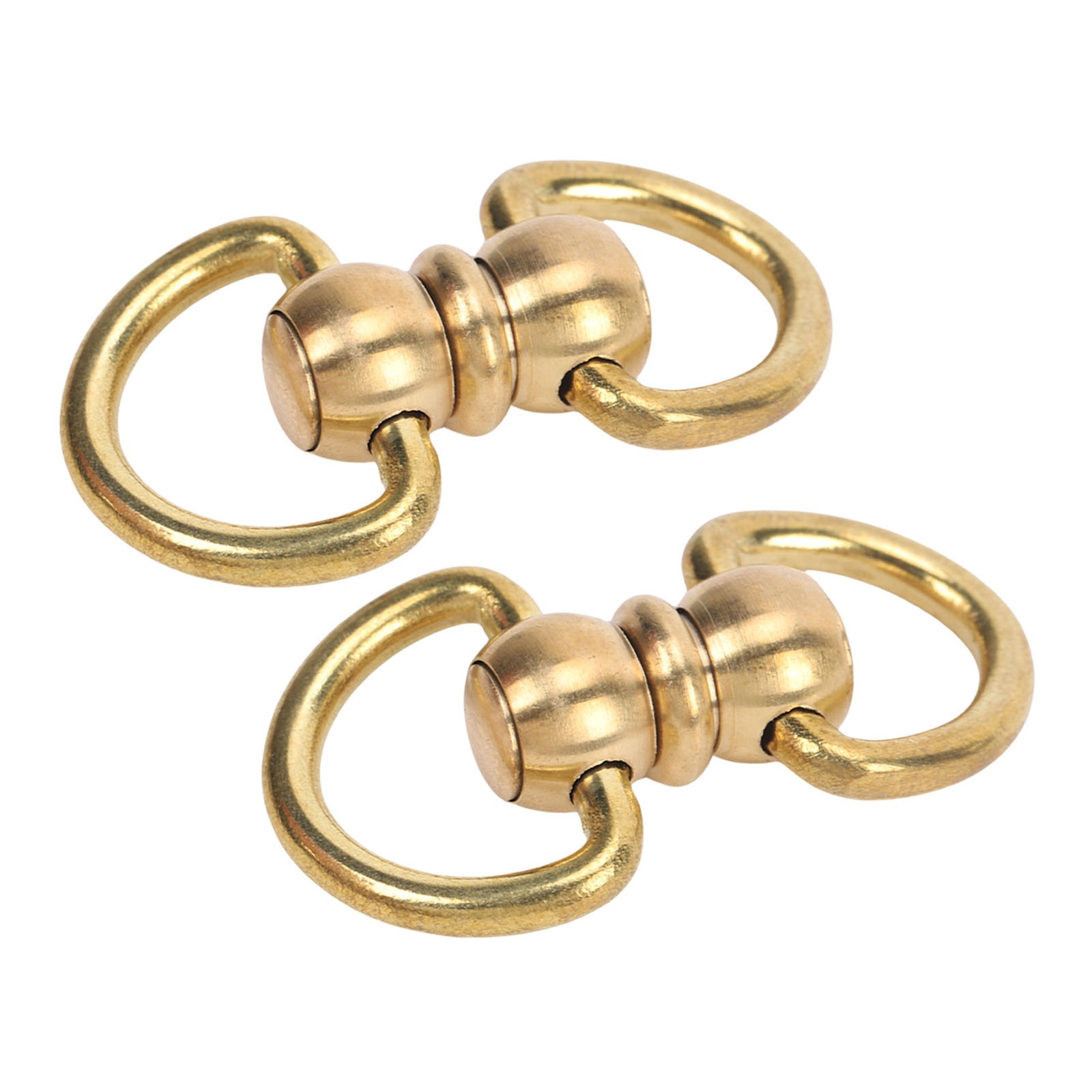 2 Pcs Brass Eye D Ring Premium Swivel For Outdoor Activities Easy To Use