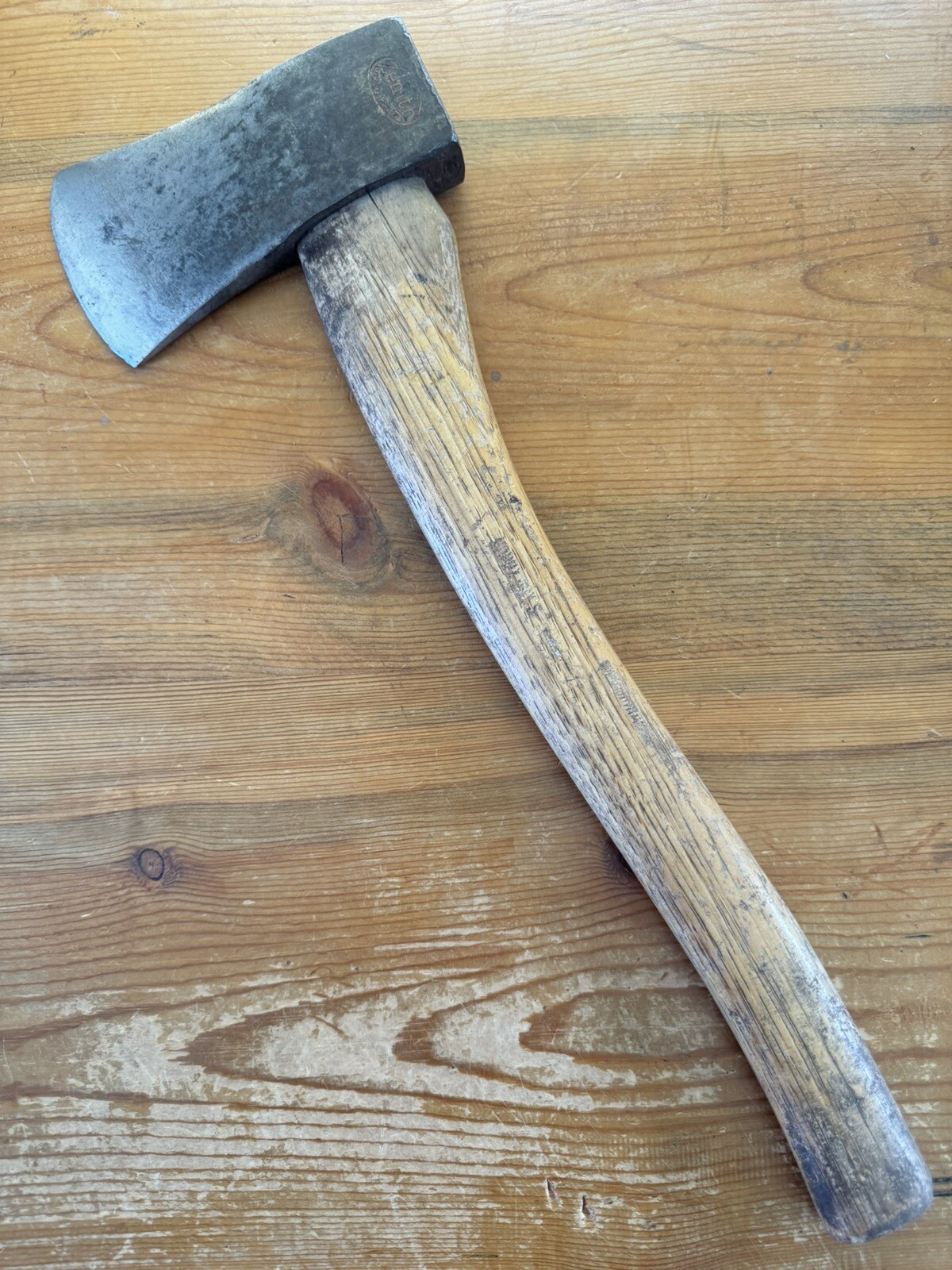 Vintage Zenith Marshall Wells Hatchet W/ Marked Handle