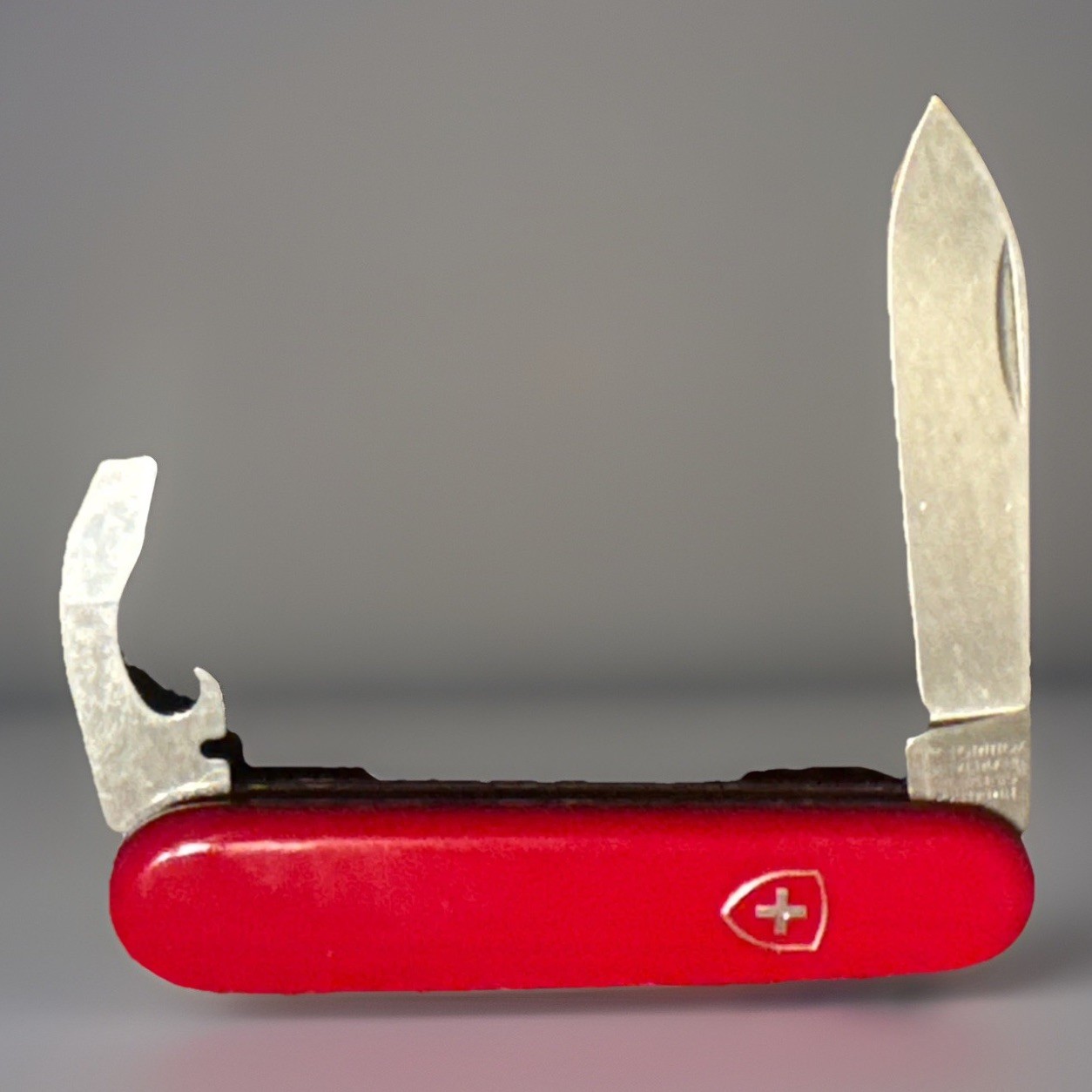 Victorinox Waiter 84mm Swiss Army Knife Vintage Old Cross Shield Scales Rare NOS