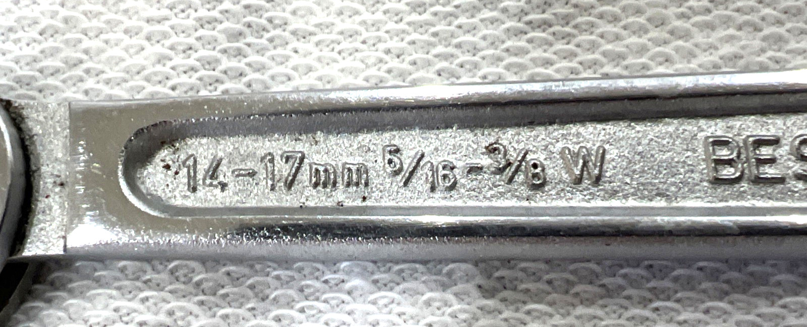 BESSEY Adjustable Wrench 6” 101 GR2 Germany 14-17mm 5/16 -3/8