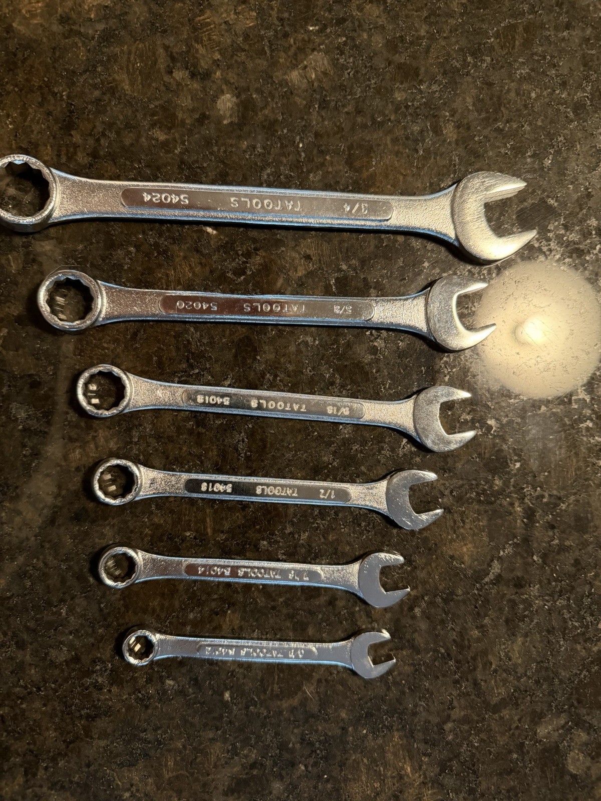 vintage thorsen SAE Wrench set NOS