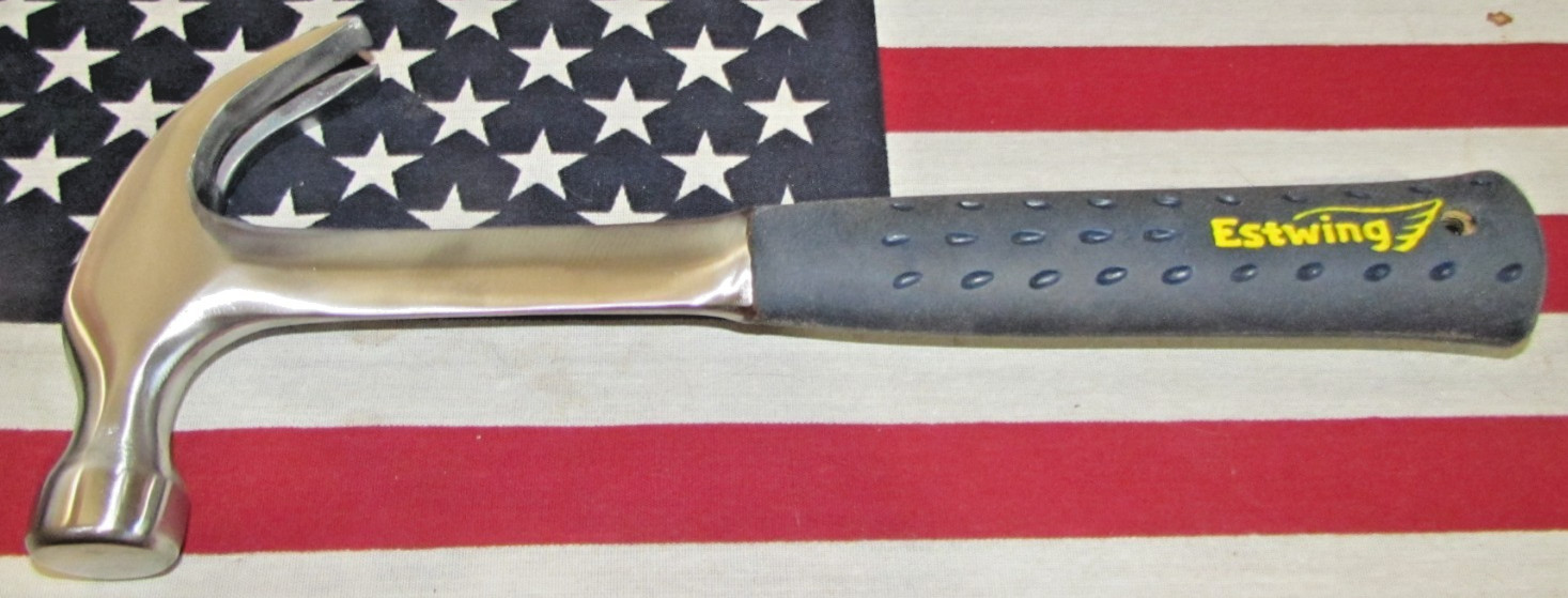 Estwing E3-12C Nylon Handle Hammer 12 oz. Curved Claw Head “CLEAN”! Ships Fast!