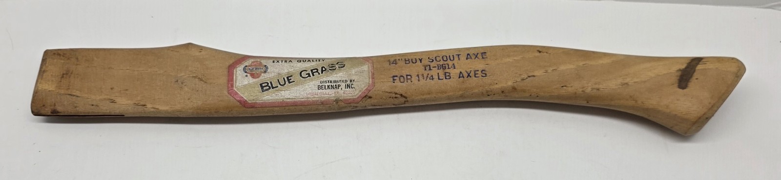 14” Boy Scout Axe Handle BG 14 Axe Bluegrass Belknap Louisville Ky Nos