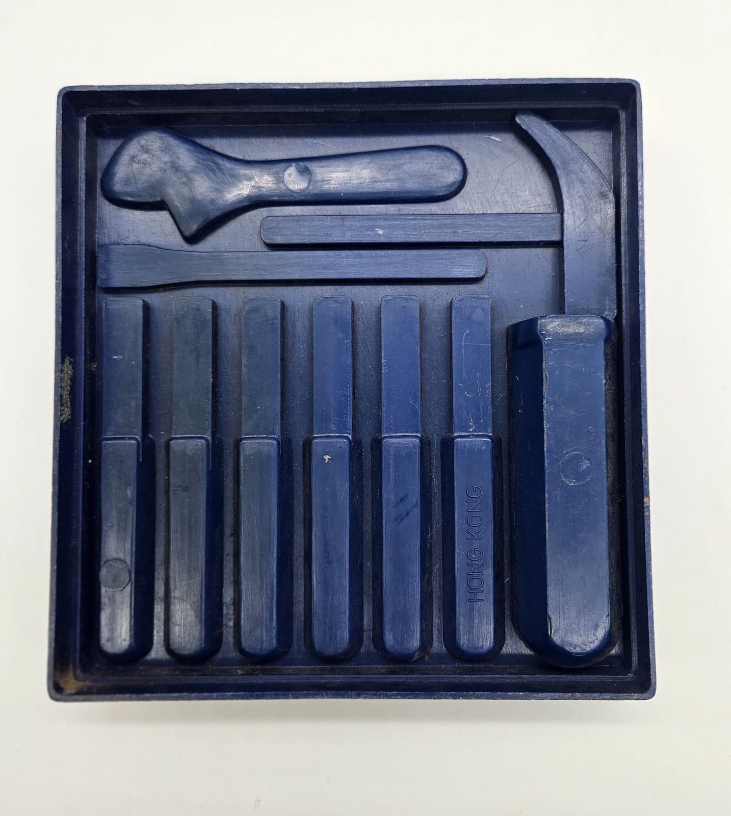 Vintage Mechanics Mate Multi Tool Set Hammer Screwdriver Kit Hong Kong Blue Case