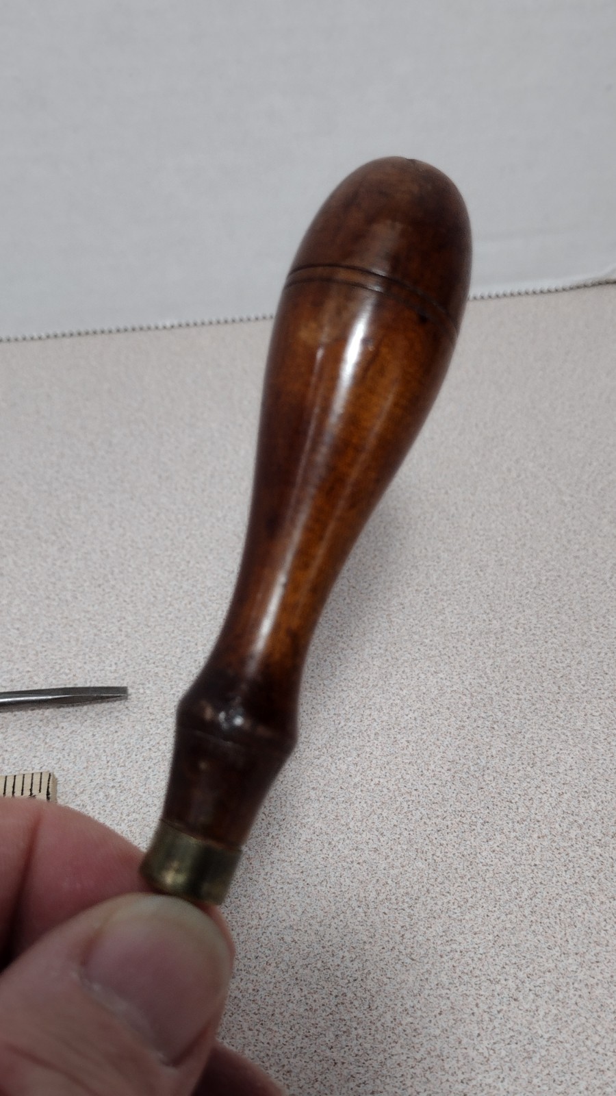 Lot of 3 Vintage Jewelers Wood Handled Flathead Screwdrivers (v273)