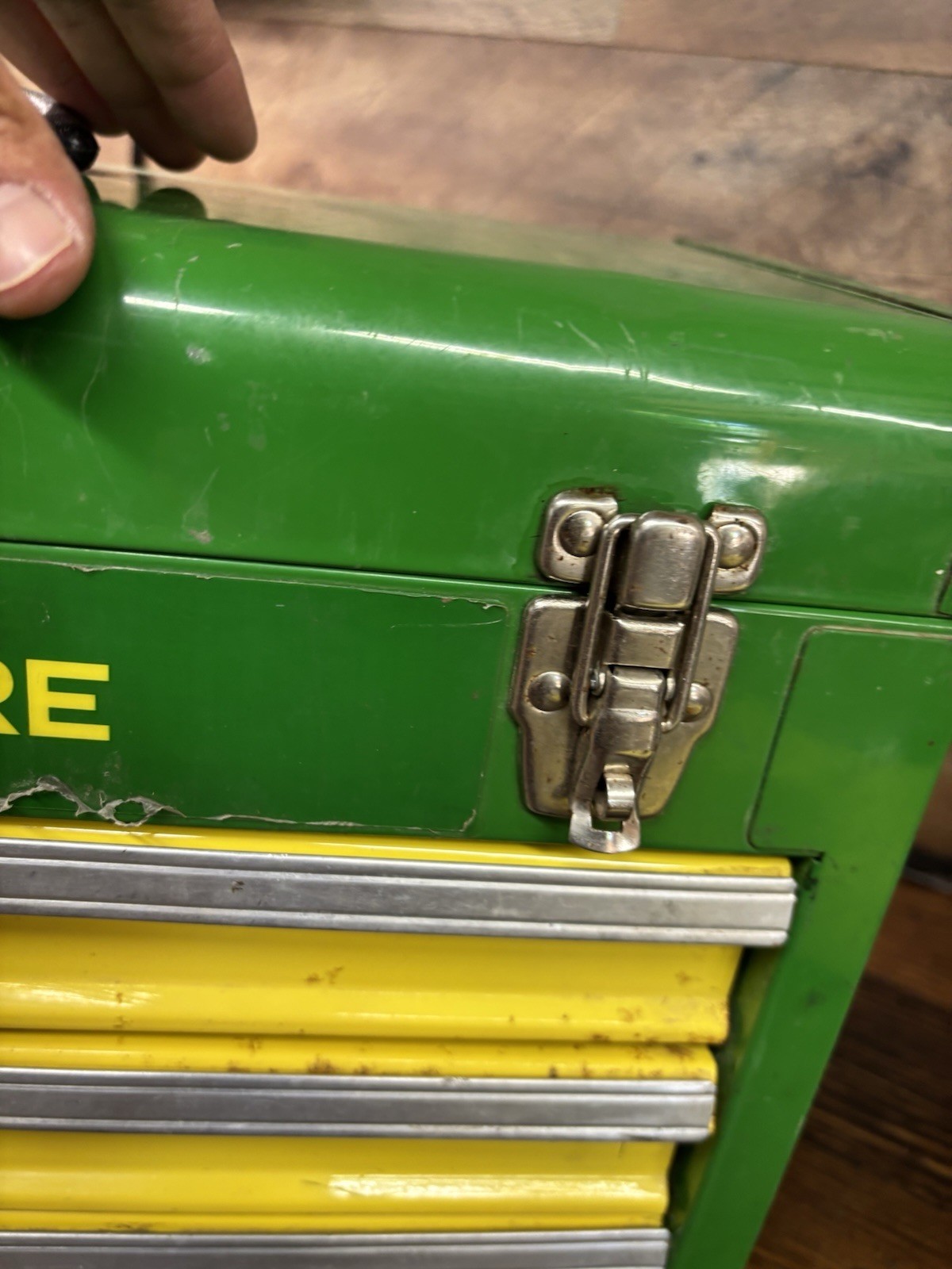 Green & Yellow John Deere 20.5” Portable Chest Tool Box With Drawers by Waterloo
