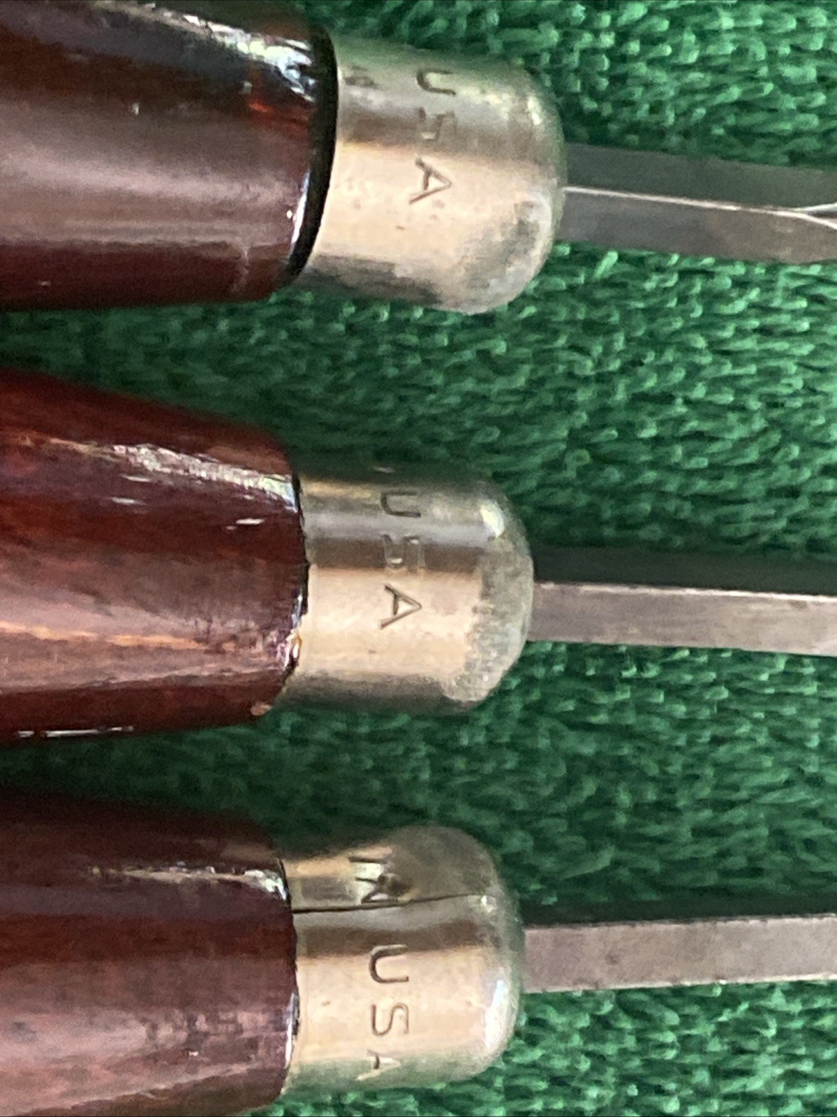 Craftsman 3pc Chisel / Gouge Set Vintage