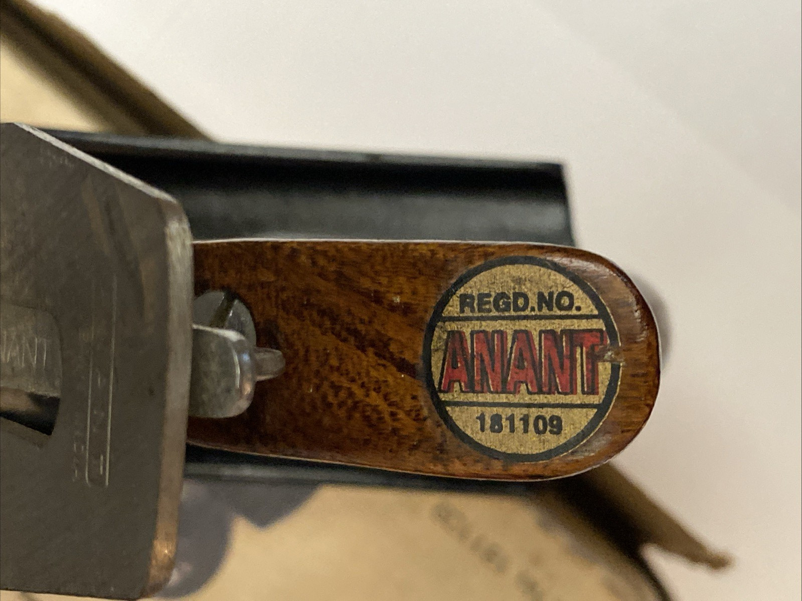 Anant A3 Iron Smooth Plane 45mm Cutter 235mm Long In Original Box Made In USA