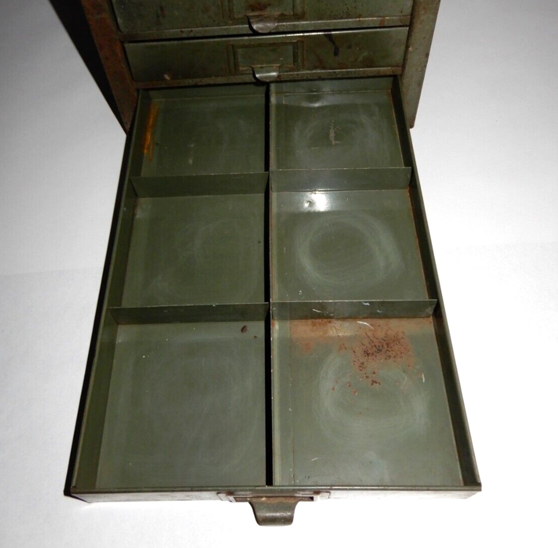 VINTAGE KENNEDY 5 DRAWER PARTS HARDWARE ORGANIZER BOX CHEST MACHINIST CABINET