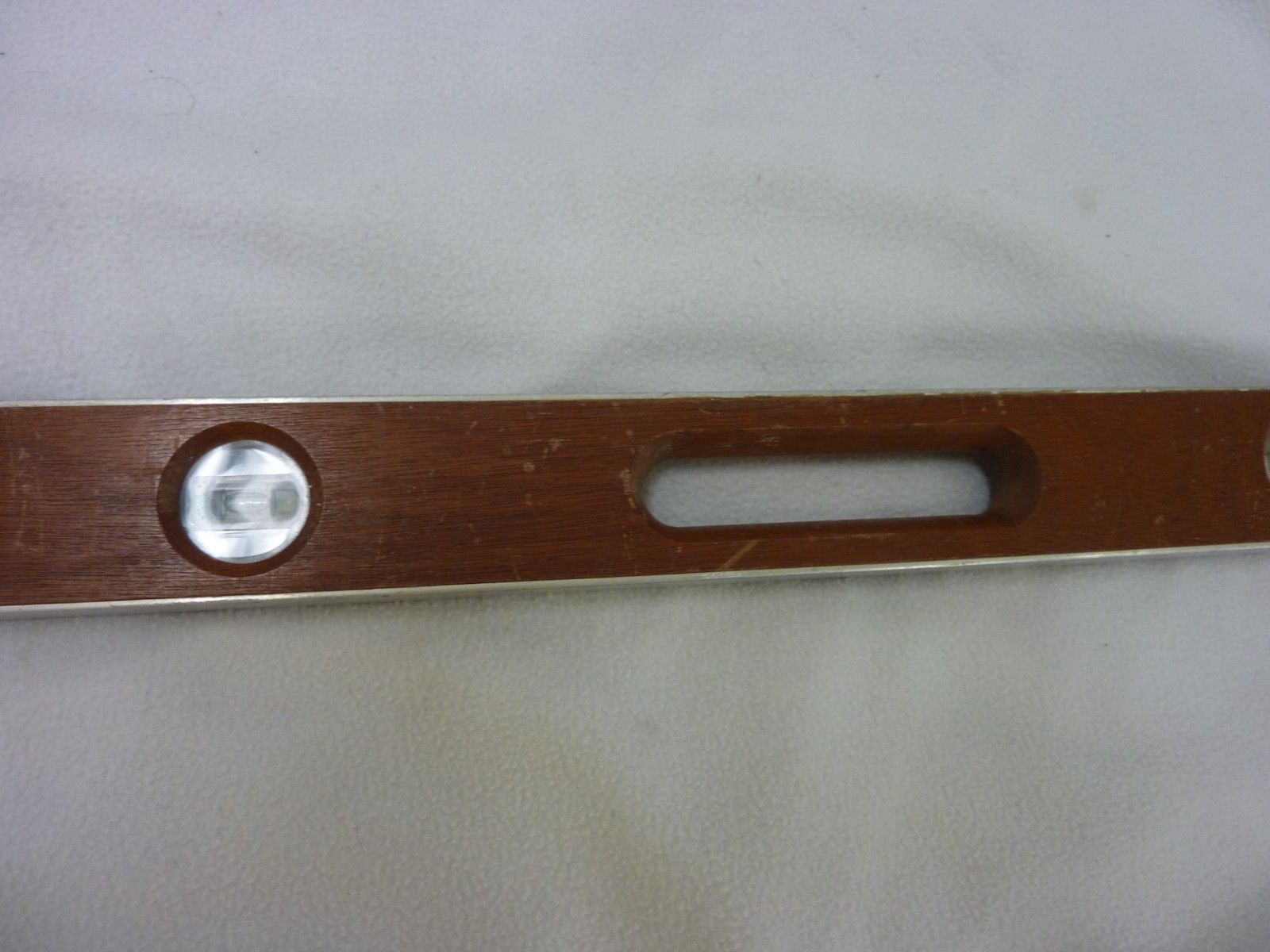 STARRETT EXACT BC-M-48 INCH 4-FOOT MAHOGANY, ALUMINUM BUBBLE LEVEL MADE IN USA