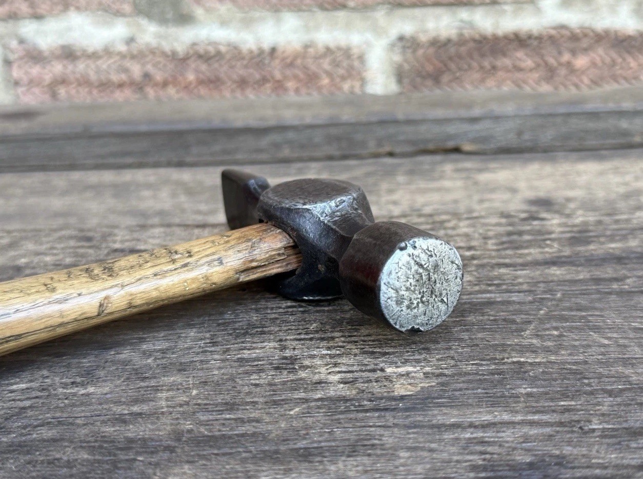 Vintage Brades 12oz Cross Pein Hammer Tack Hammer Engineer Metalwork Old Tool