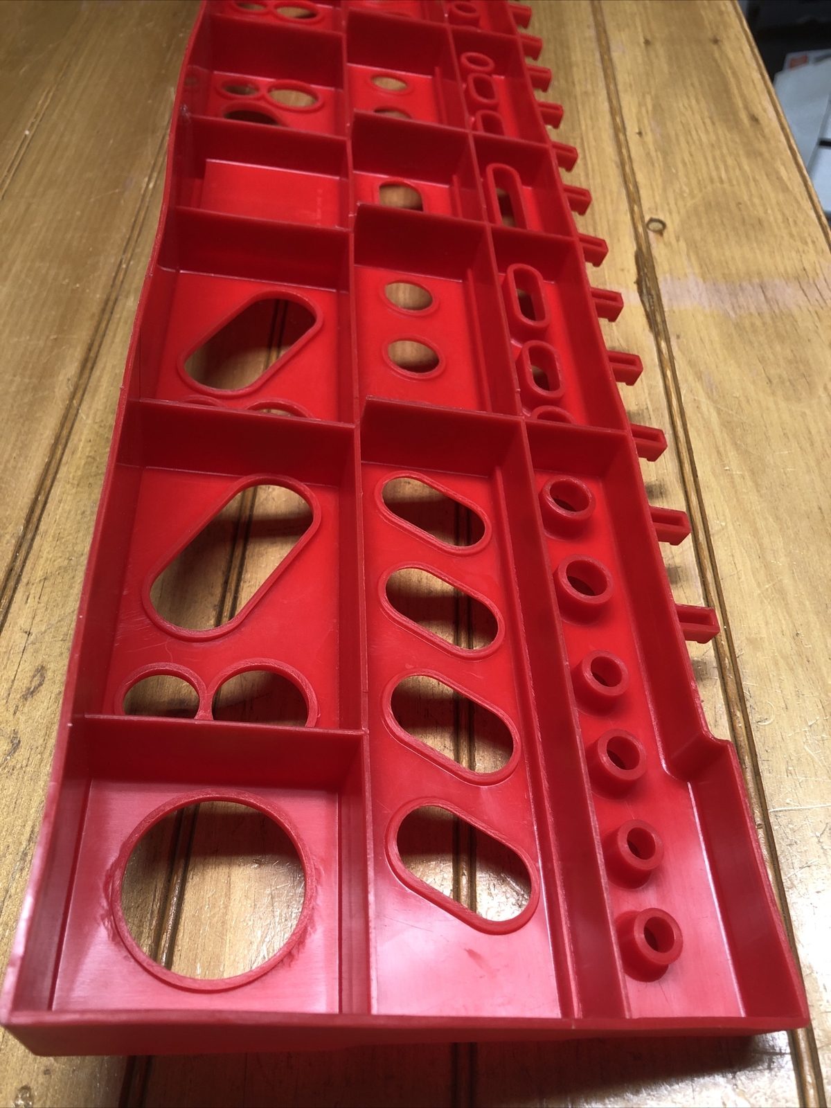 Vintage 24” Red Multi-Tool Storage Rack 79313 Indoor/Outdoor Unopened China