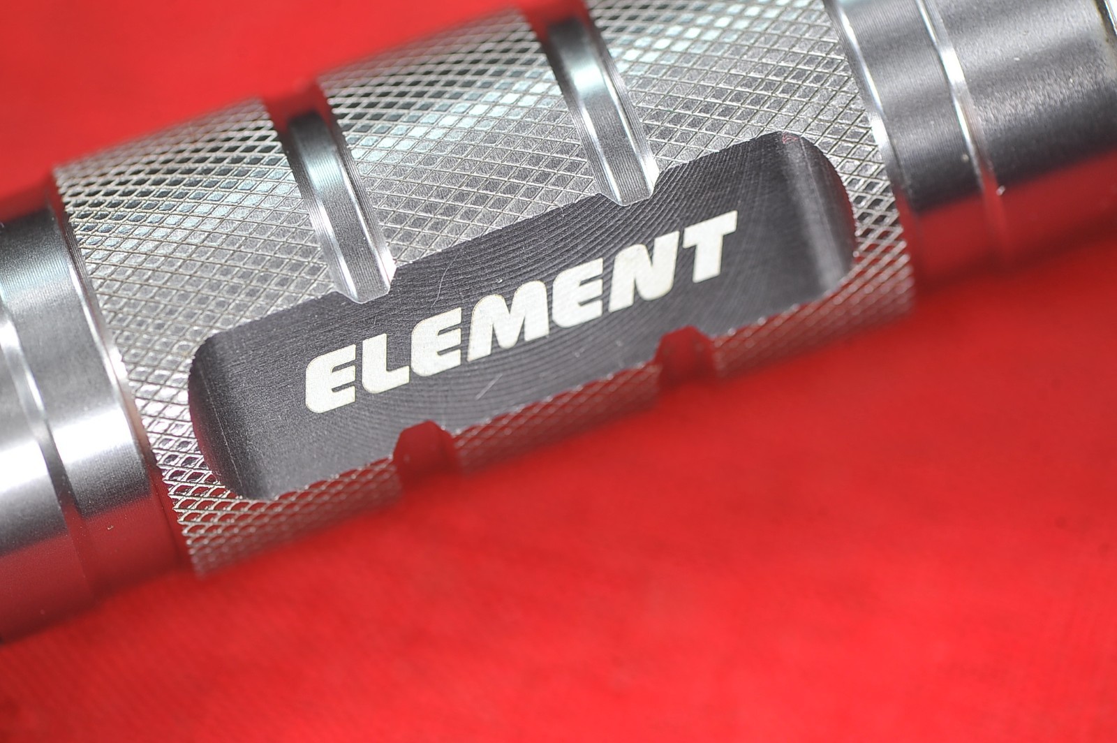 Element Flashlight Small Dark Grey Aluminum Flash Light 3x AAA Battery Powered