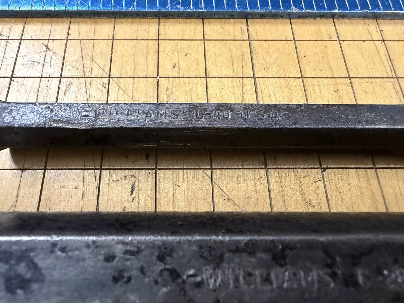 Vintage Williams Tool Lot – P-40 Diamond Point Chisel C-28 C-20 & C-709 Pry Bar