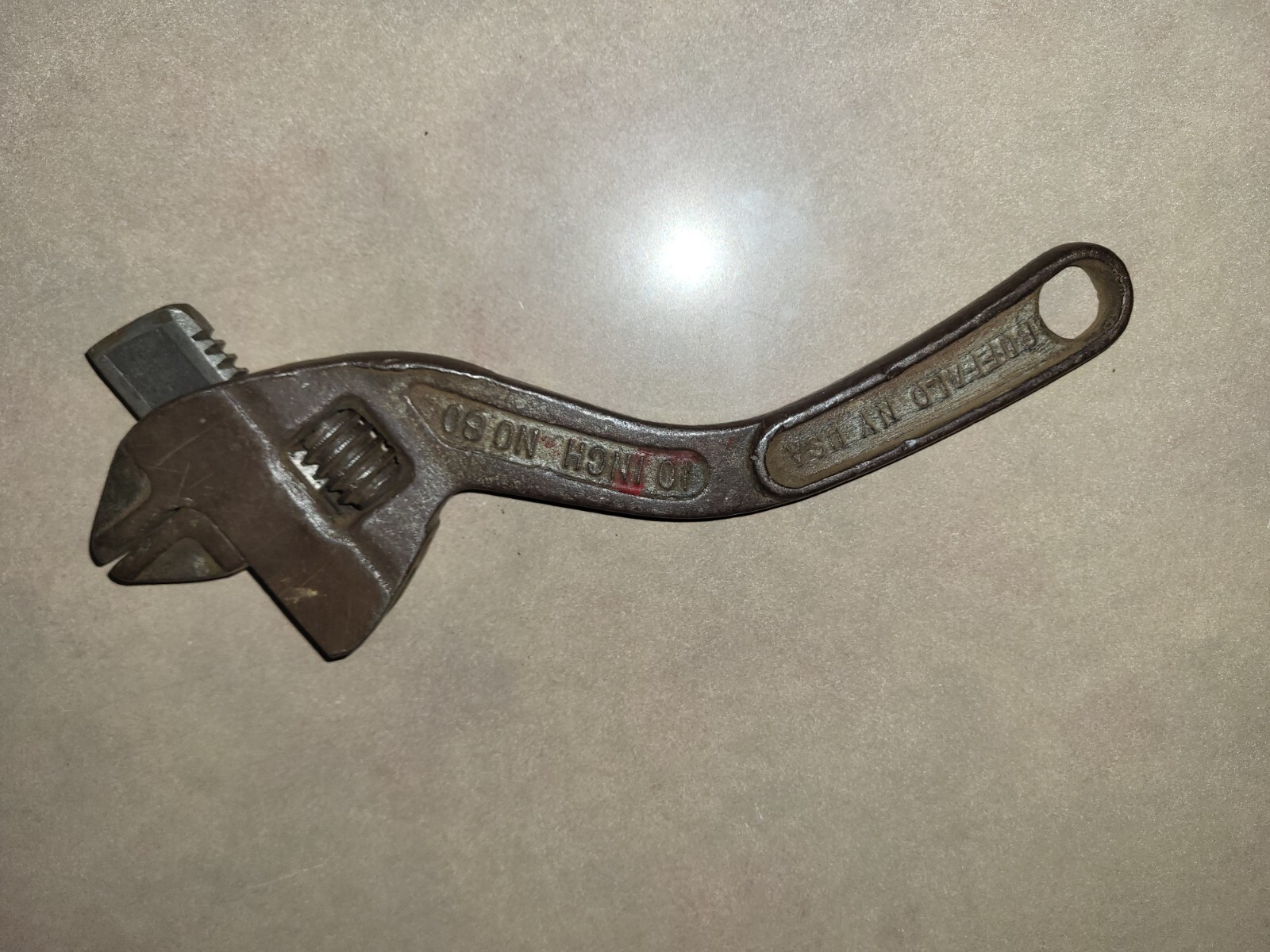 WESTCOTT No. 80 10″ S Shaped Adjustable Wrench – THE KEYSTONE MFG. CO. – USA