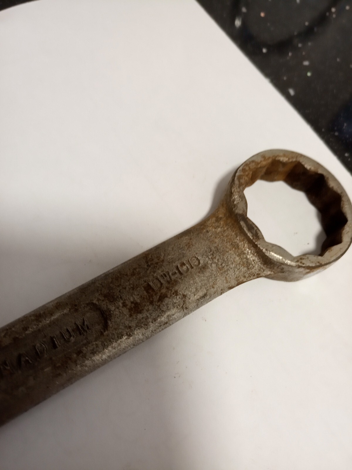 Garrington Spanner British Made Ring 1/2W X 9/16W Wrench Jay Chrome