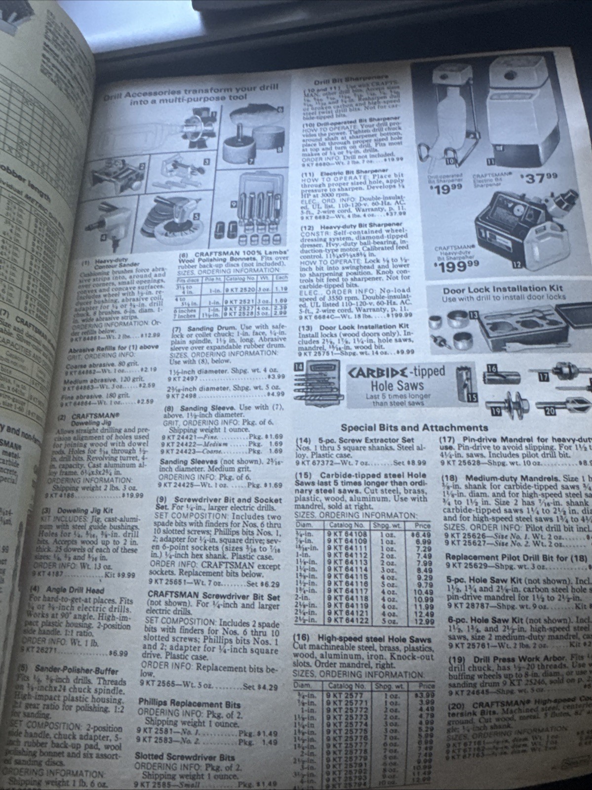 Vintage Sears Craftsman Power and Hand Tool 1981 Spring Catalog Roebuck Tools