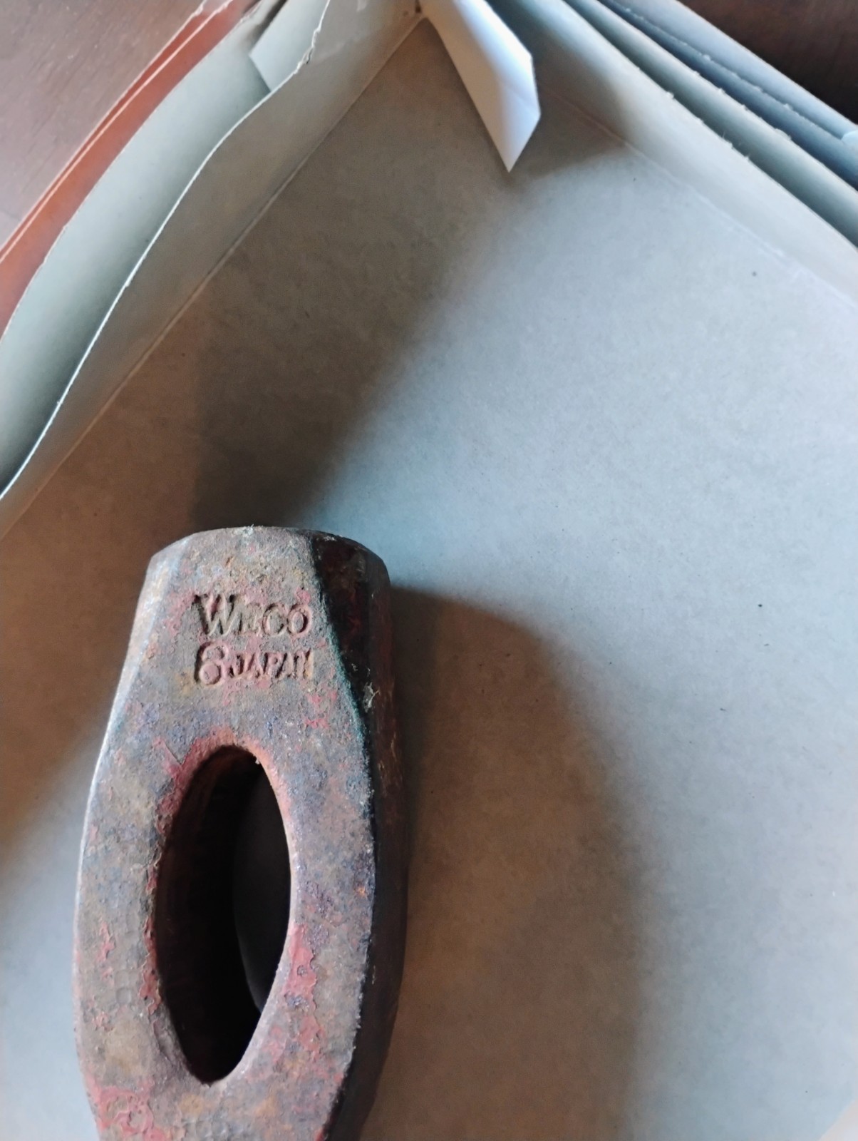 Vintage Weco Japan 6lb Splitting Maul Axe Head – Firewood Cutting – Strong Steel