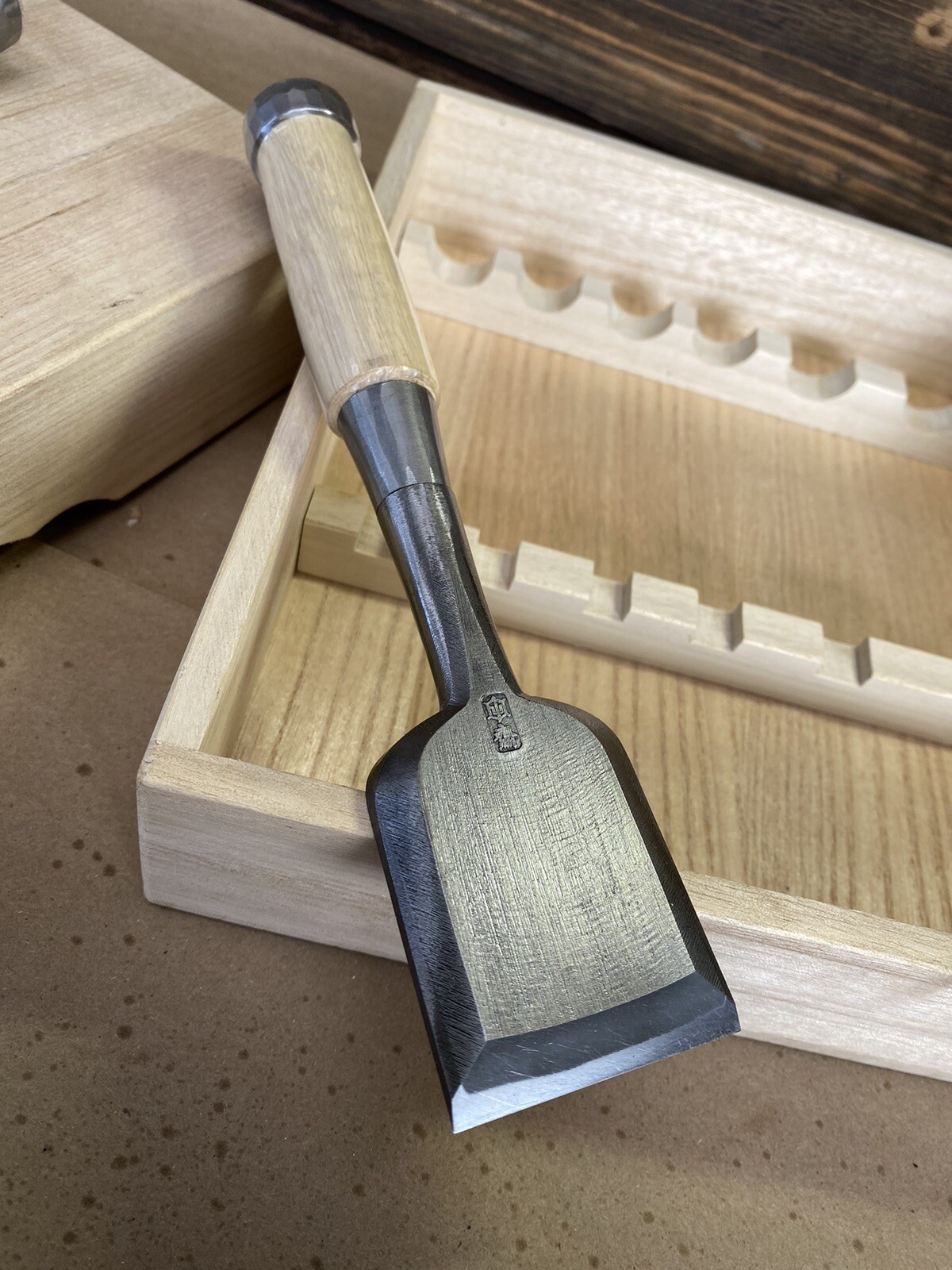Tasai Migaki Polish Finish 6 Set Orie Nomi japanese chisels -Special Blue Steel