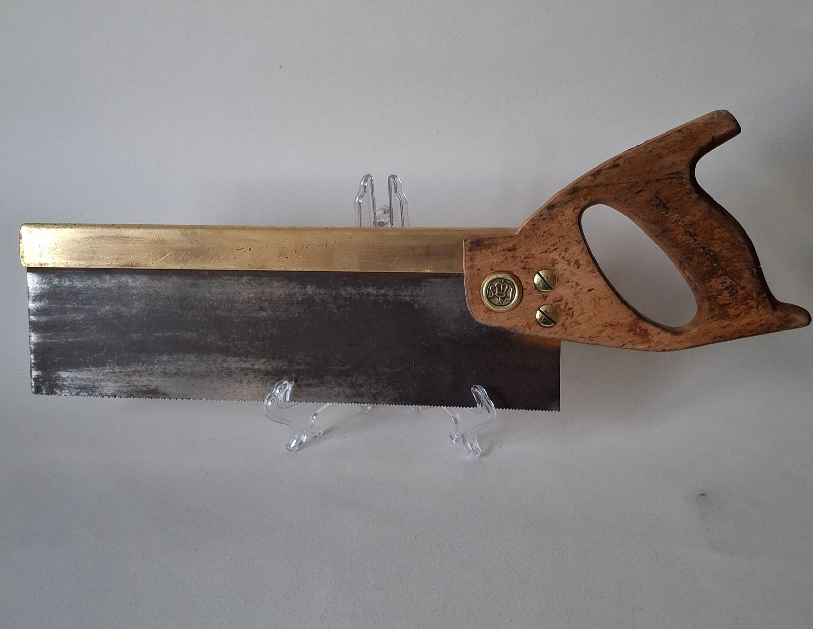 VINTAGE SPEAR & JACKSON 12” Brass Back 14Tpi Tenon Saw 1950s EXCELLENT CONDITION