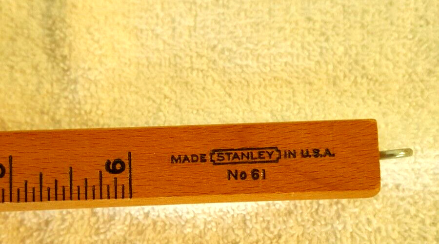 Vintage Stanley No 61 Ruler Marking Gauge Scribe