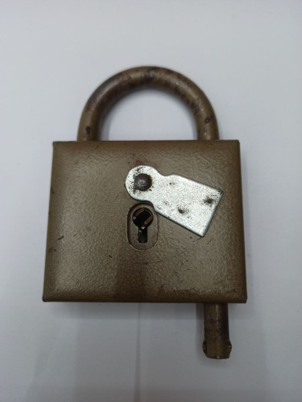 USSR Padlock Metal Factory stamp One key Never used Good condition