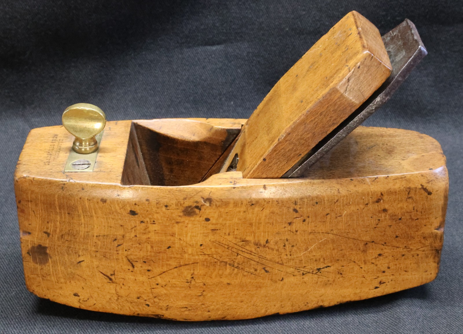 Antique Greenslade 2″ Compass Smoothing Plane w/ Adjustable Foot