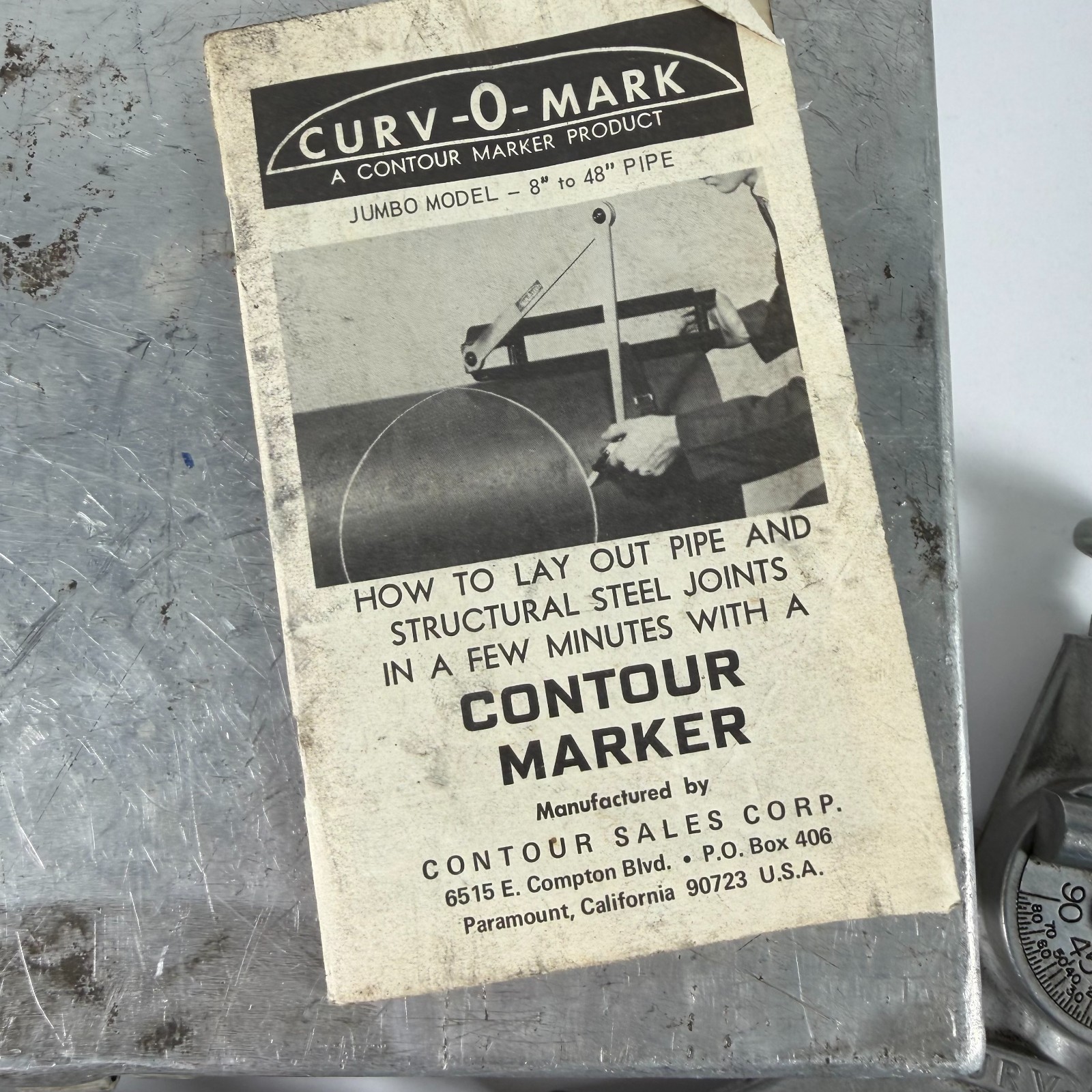 CURV-O-MARK Model No #1 #6 #7 #17 Magnetic Contour Marker Level / With Case
