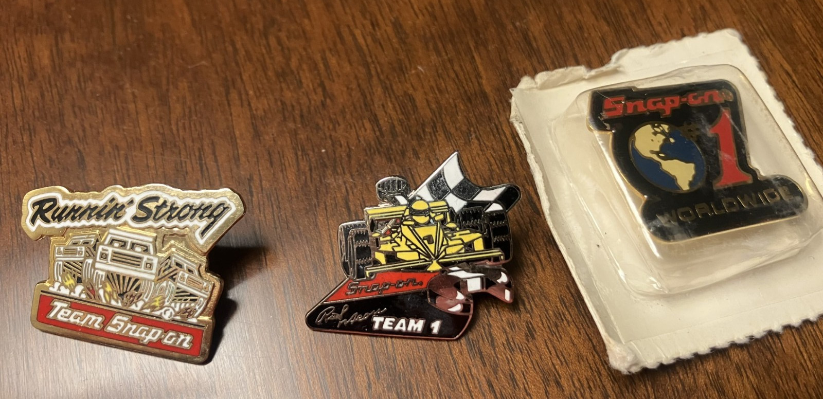Vintage Snap-On Tools Pins – Lot of 3