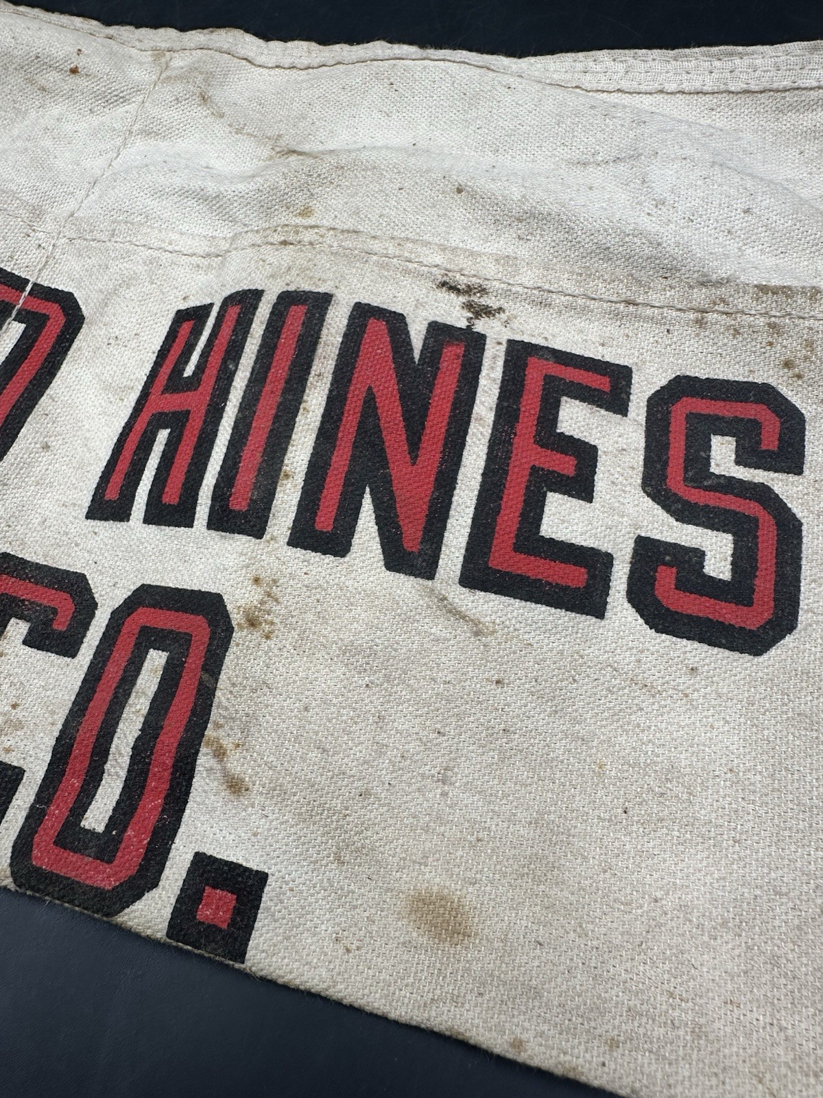 Vintage Original Edward Hines LBR. CO Lumber Company Nail Apron USA