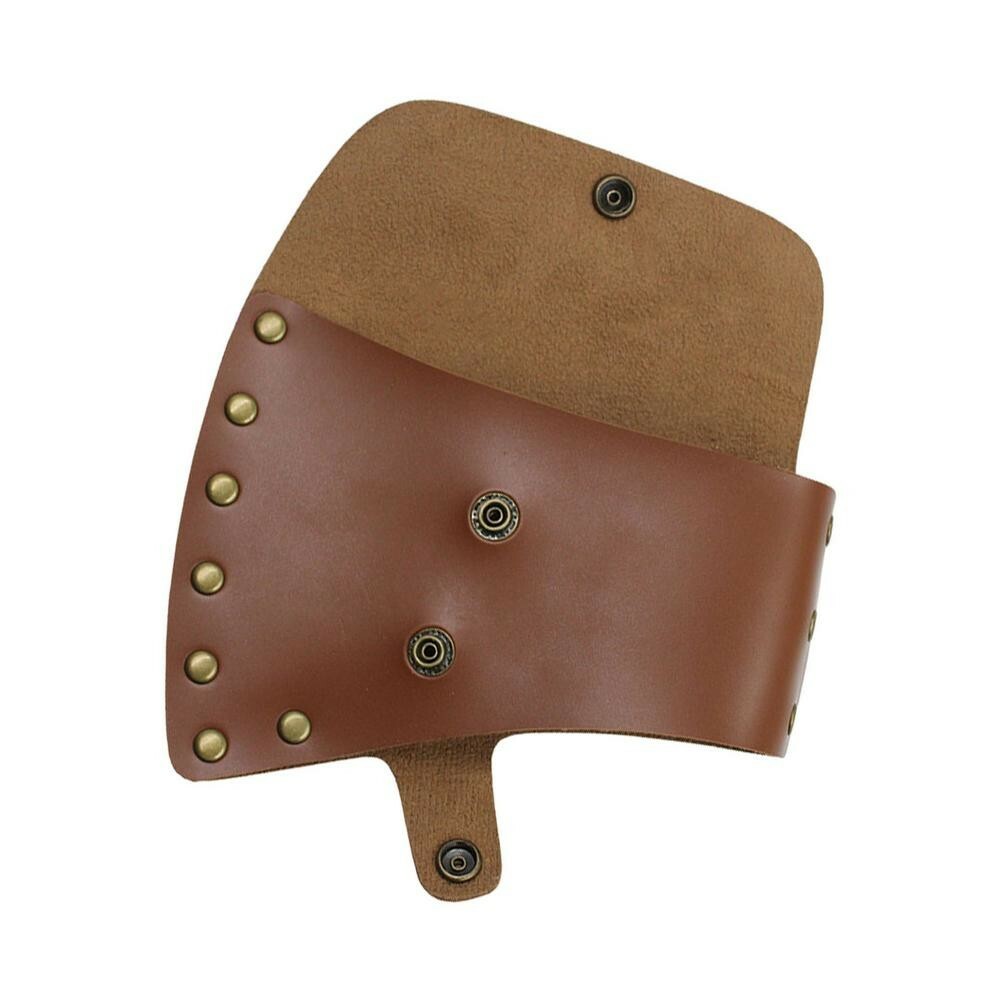 Leather Axe Sheath Head Cover Hatchet Head Holster Axe Case Camping Blade Cover