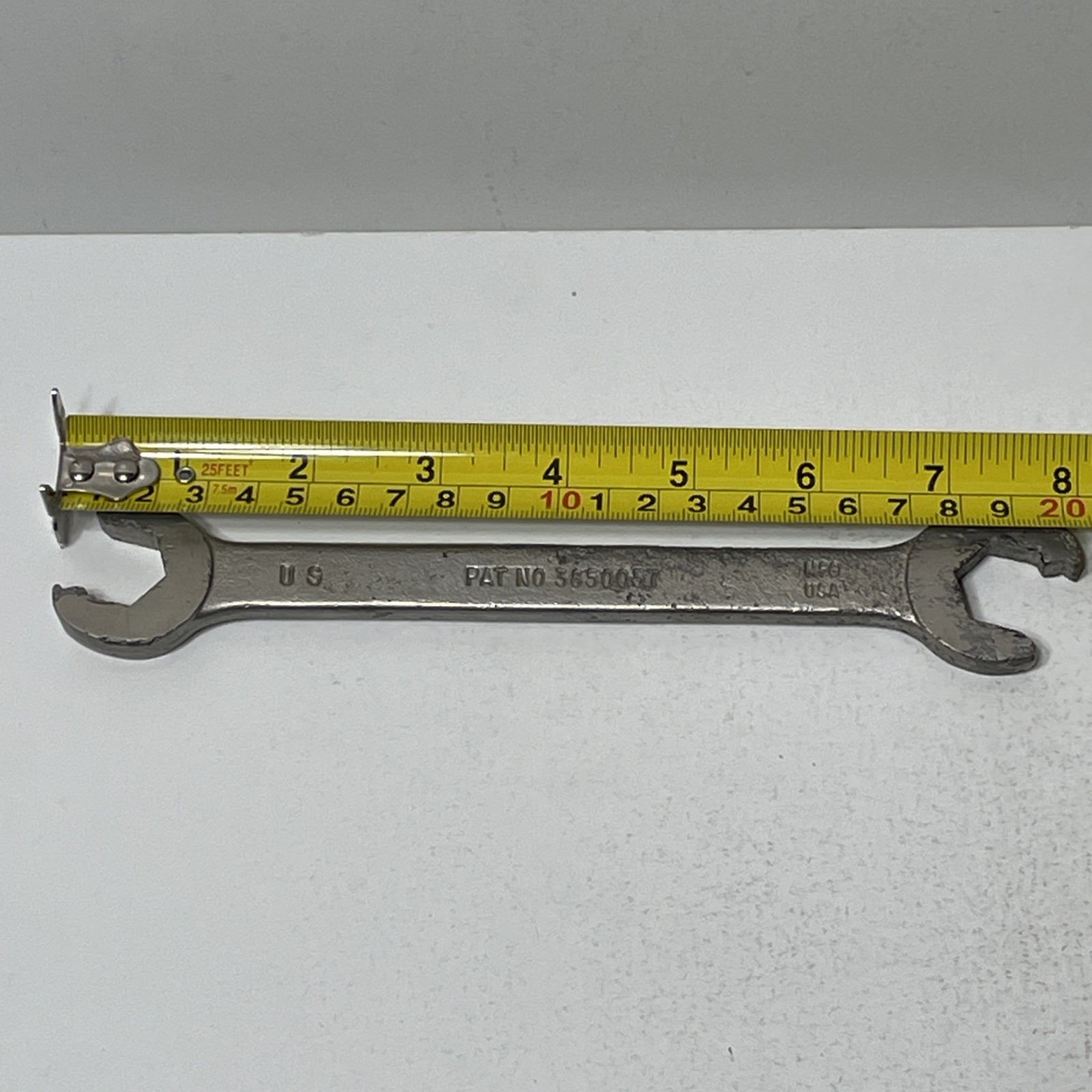 Rare Evans T&R Flare Nut Wrench 5/8″ x 11/16″ USA Line Spanner SAE Vintage