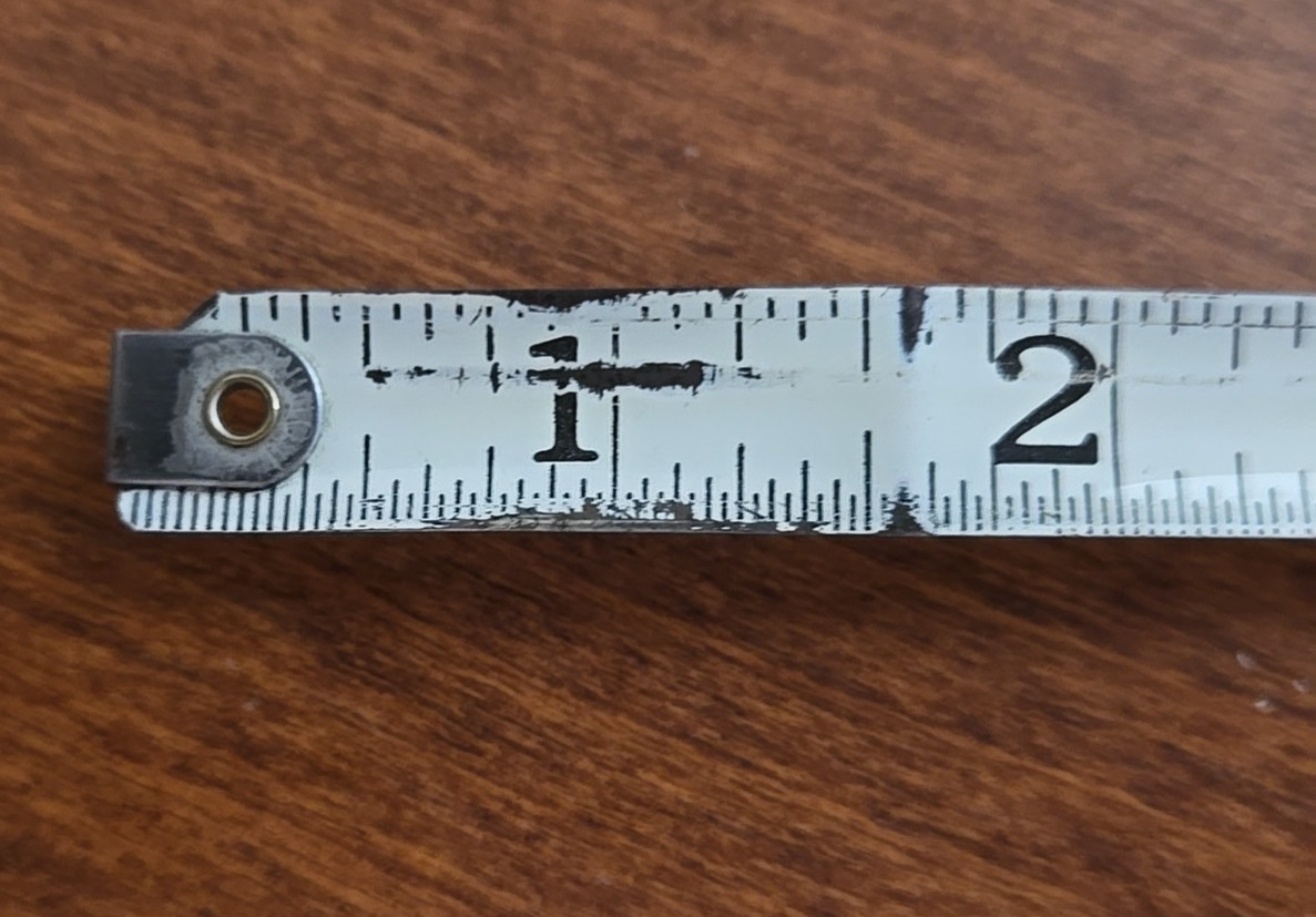 WHITE CHIEF No.3210 10Ft Tape Measure w White Blade, Carlson & Sullivan Vintage