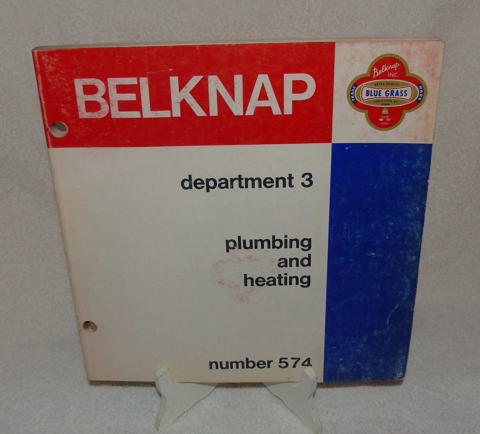 BELKNAP Blue Grass Catalog Dept 3 Plumbing and Heating No 574 1967 Vintage