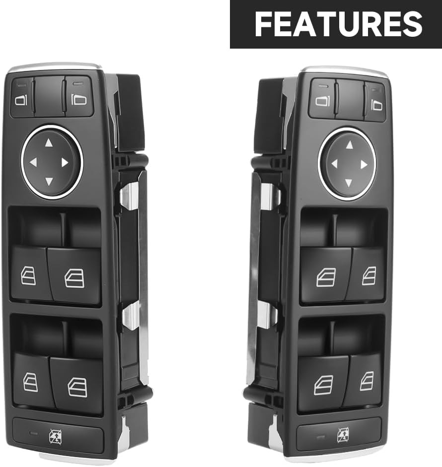 Front Left Driver Side Master Power Window Switch – Compatible for Mercedes-Benz