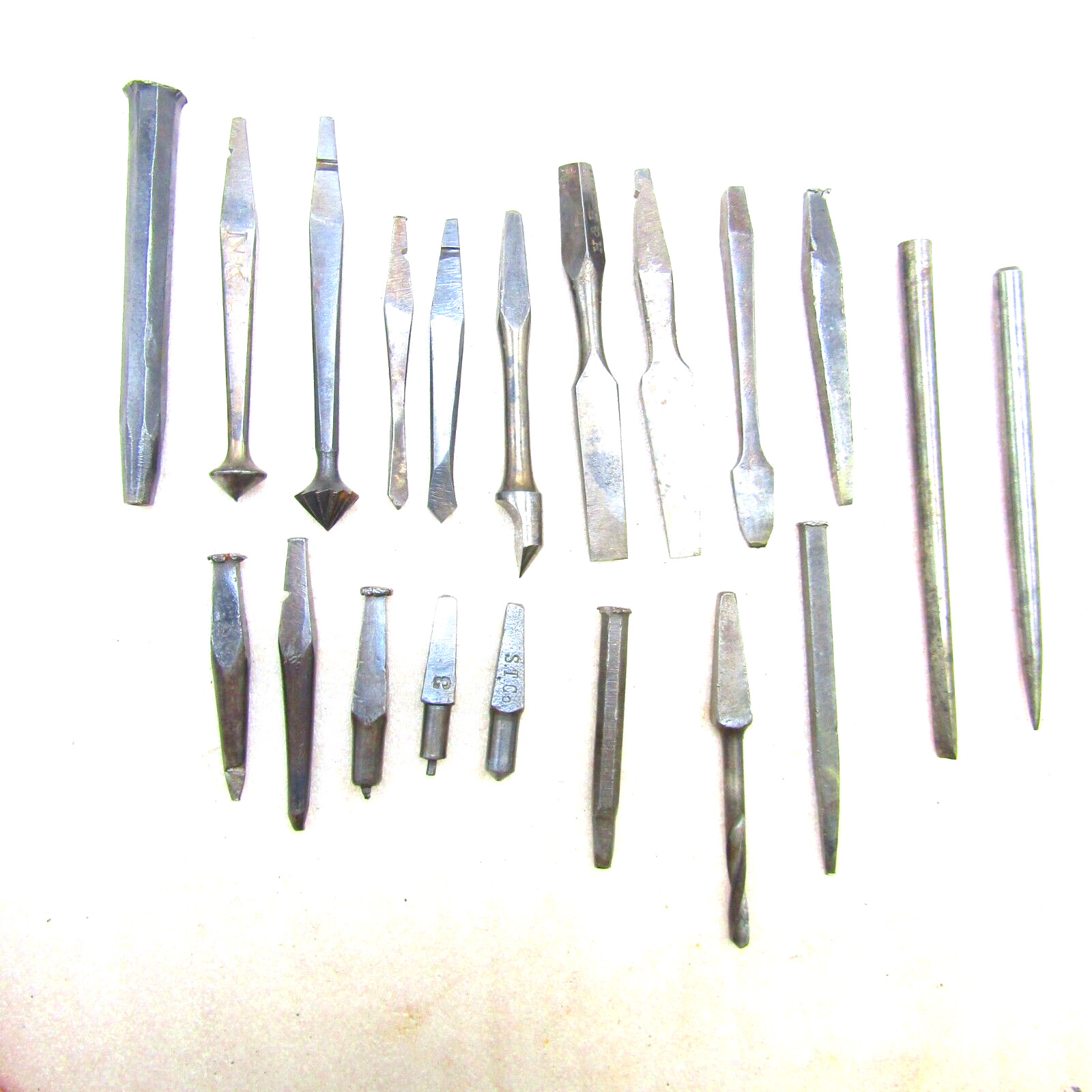 Vintage bit drivers,countesinks & punches, 20 pieces