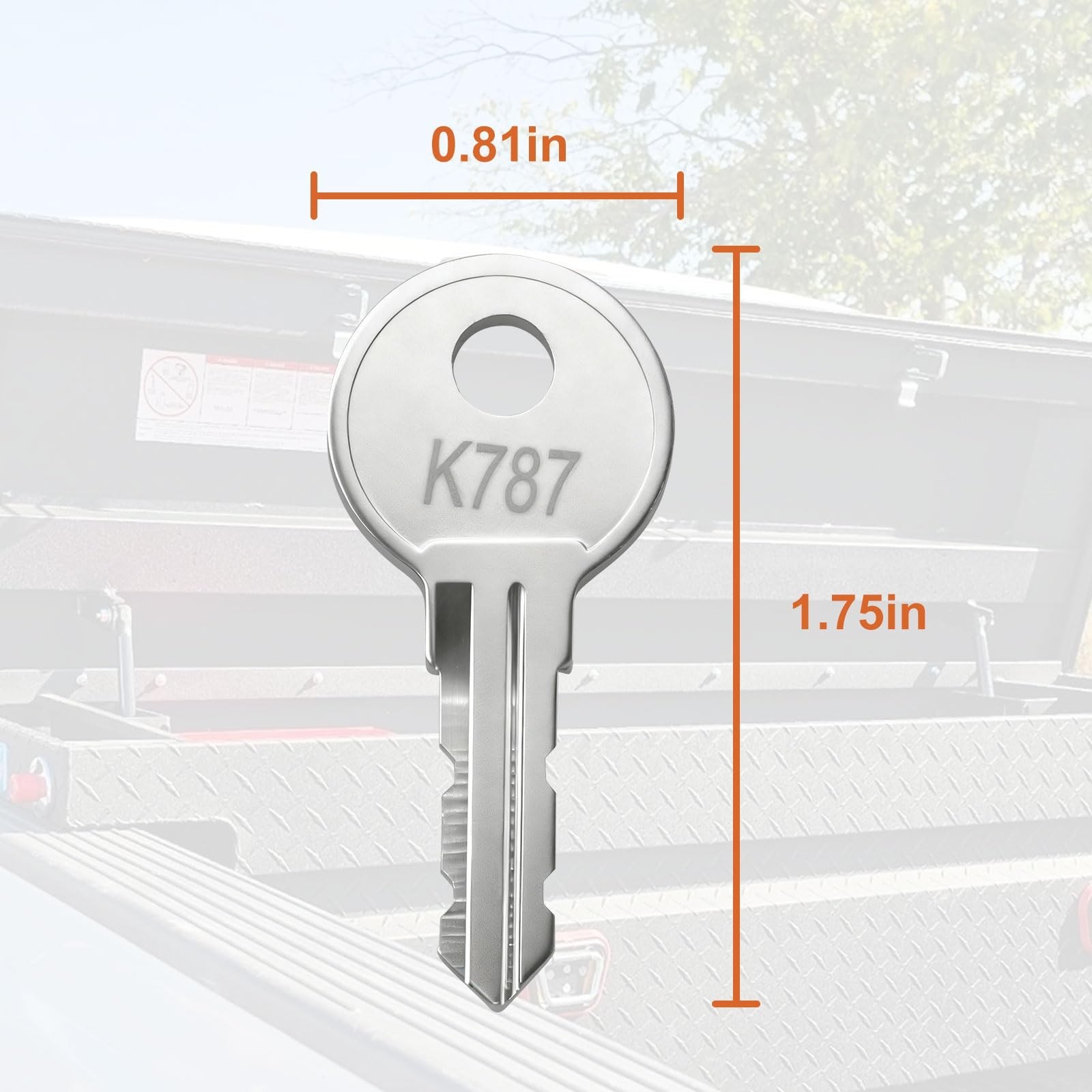 Pre-Cut Replacement Keys for Weather Guard Tool Chest Lock – 2 PCS Toolbox Keys