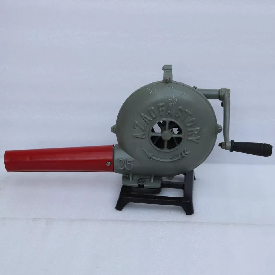 Vintage Style Forge Furnace Hand Blower Fan Pedal Type Handle For Blacksmith