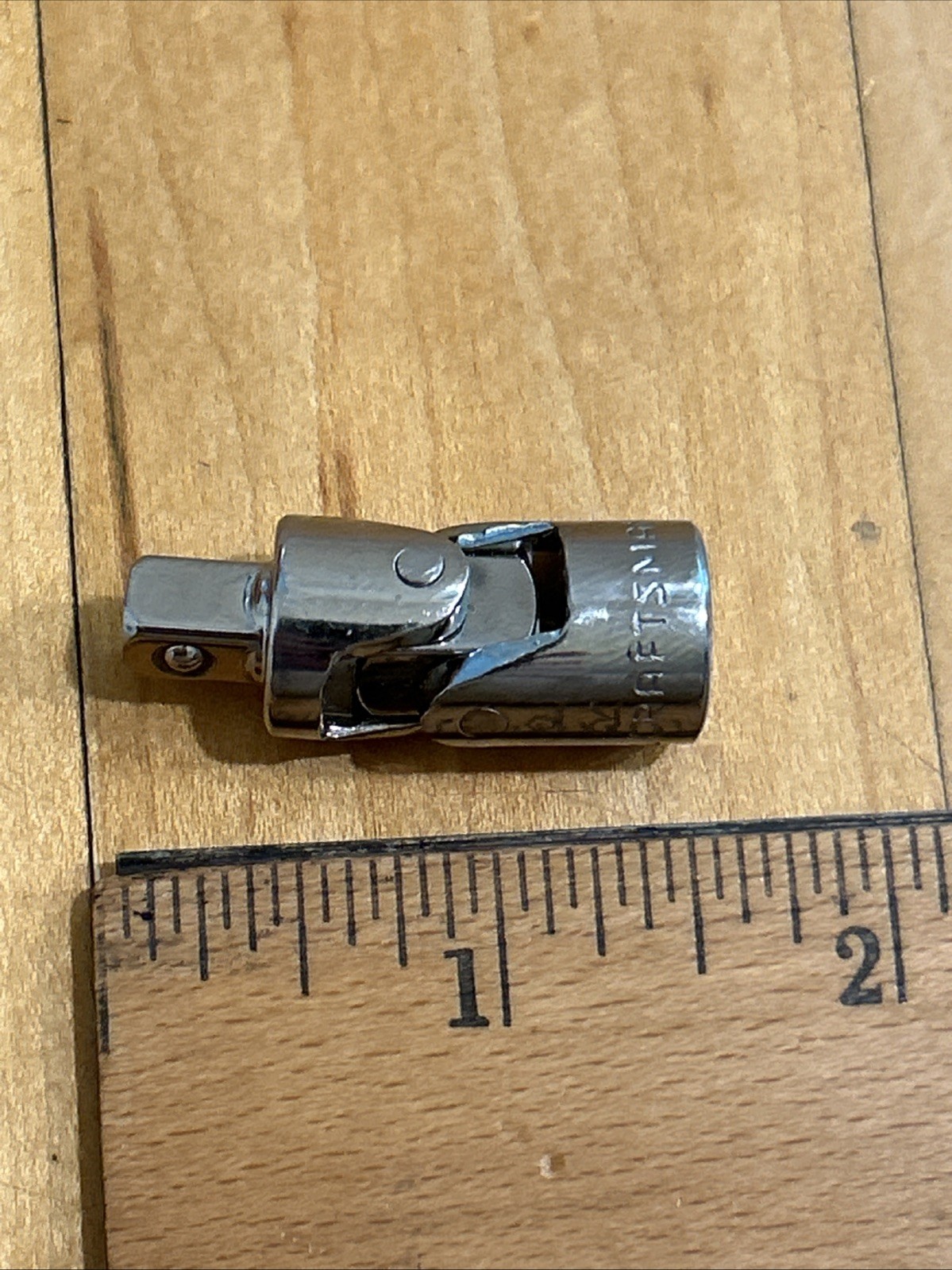 Craftsman S-AF 4280 1/4″ Drive Universal Joint Swivel Pivot Adapter Chrome