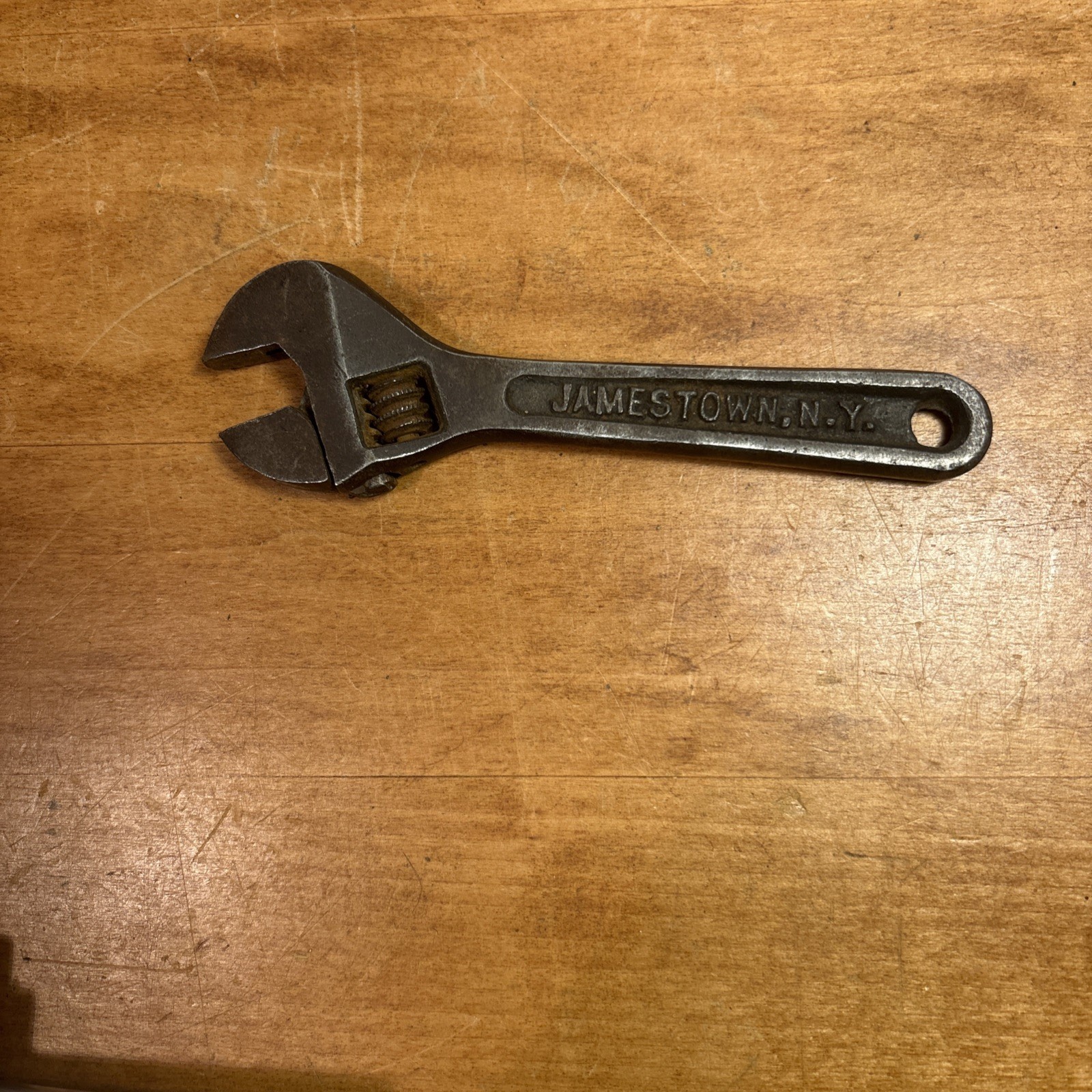 VINTAGE EARLY JAMESTOWN N.Y. 4 INCH ADJUSTABLE WRENCH U.S.A. None CRESCENT