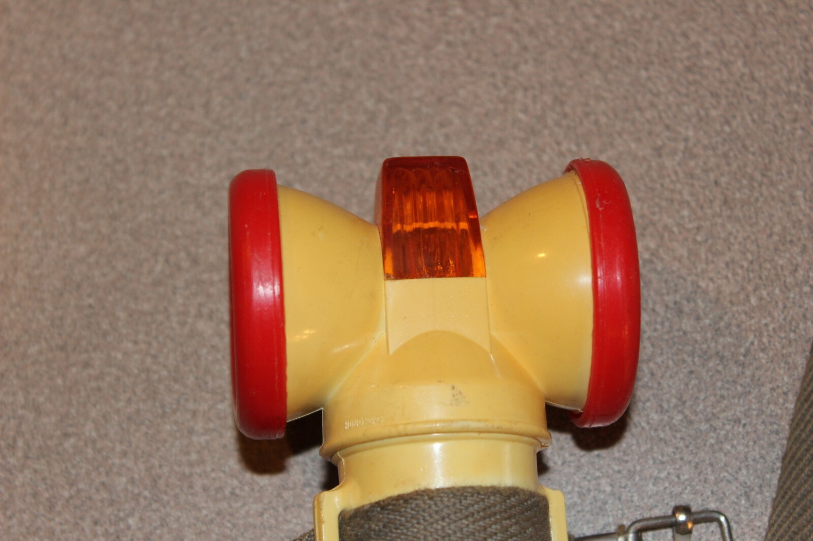 Vintage Made in Hong Kong Flashlight w/3 Lights WORKS !!!!!!